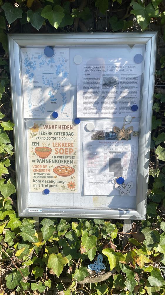 Informatieborden op de complexen